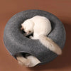 Felt Cat Tunnel Bed with Hideout