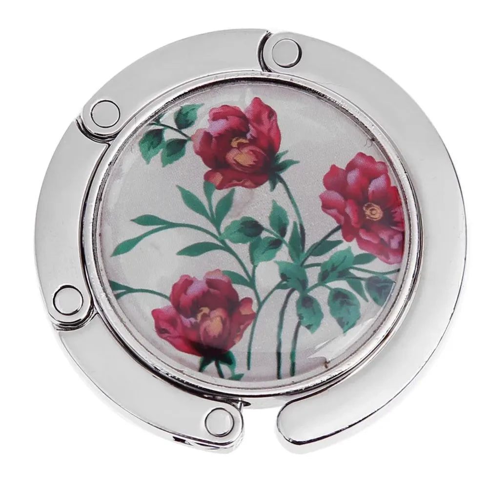 Portable Rose Purse Hanger