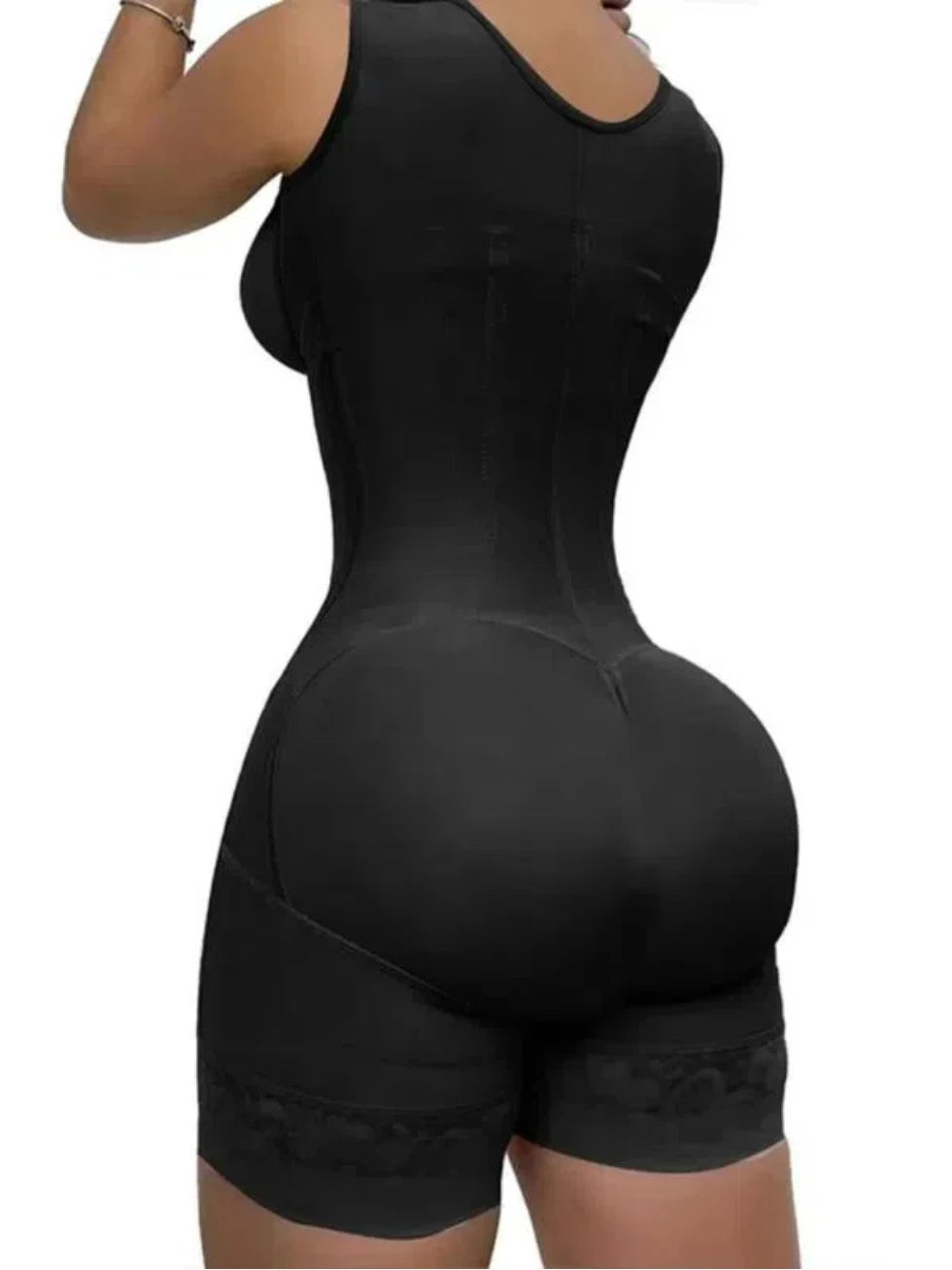 Lace-Trimmed Shapewear Bodysuit