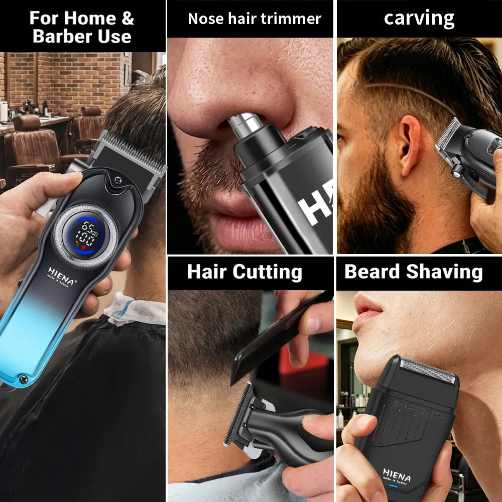 HIENA Professional Hair Clipper Set