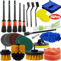 Comprehensive Car Detailing Brush Set