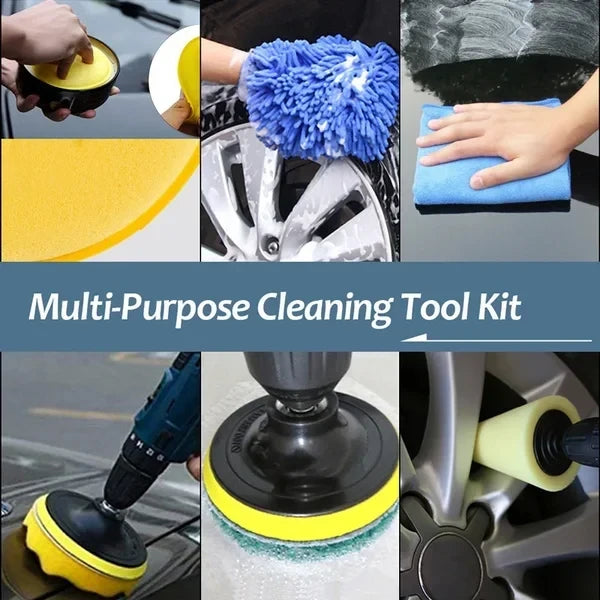 Comprehensive Car Detailing Brush Set