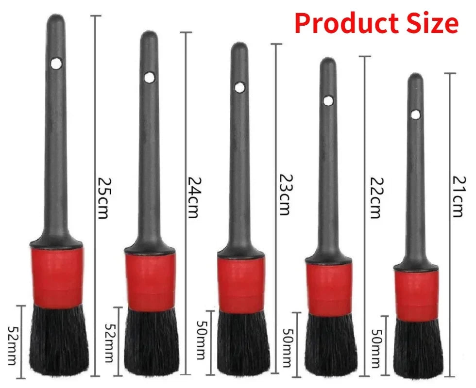 Comprehensive Car Detailing Brush Set