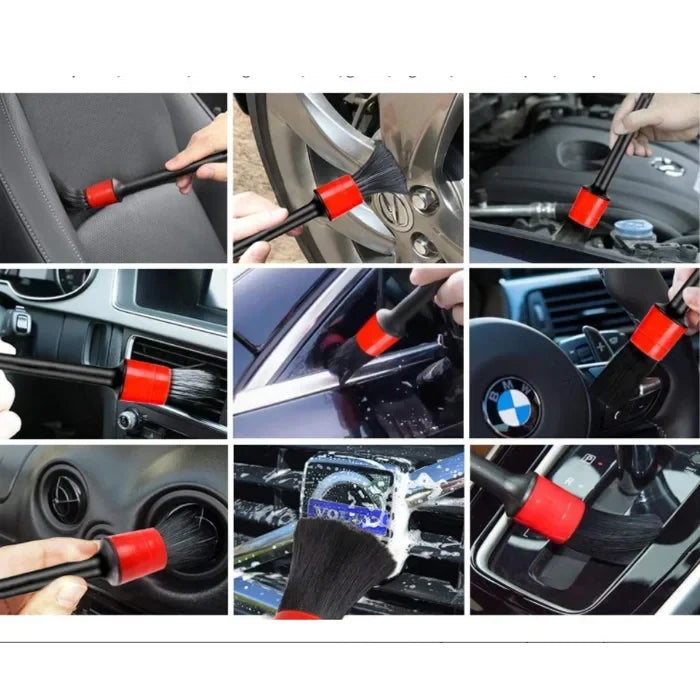 Comprehensive Car Detailing Brush Set