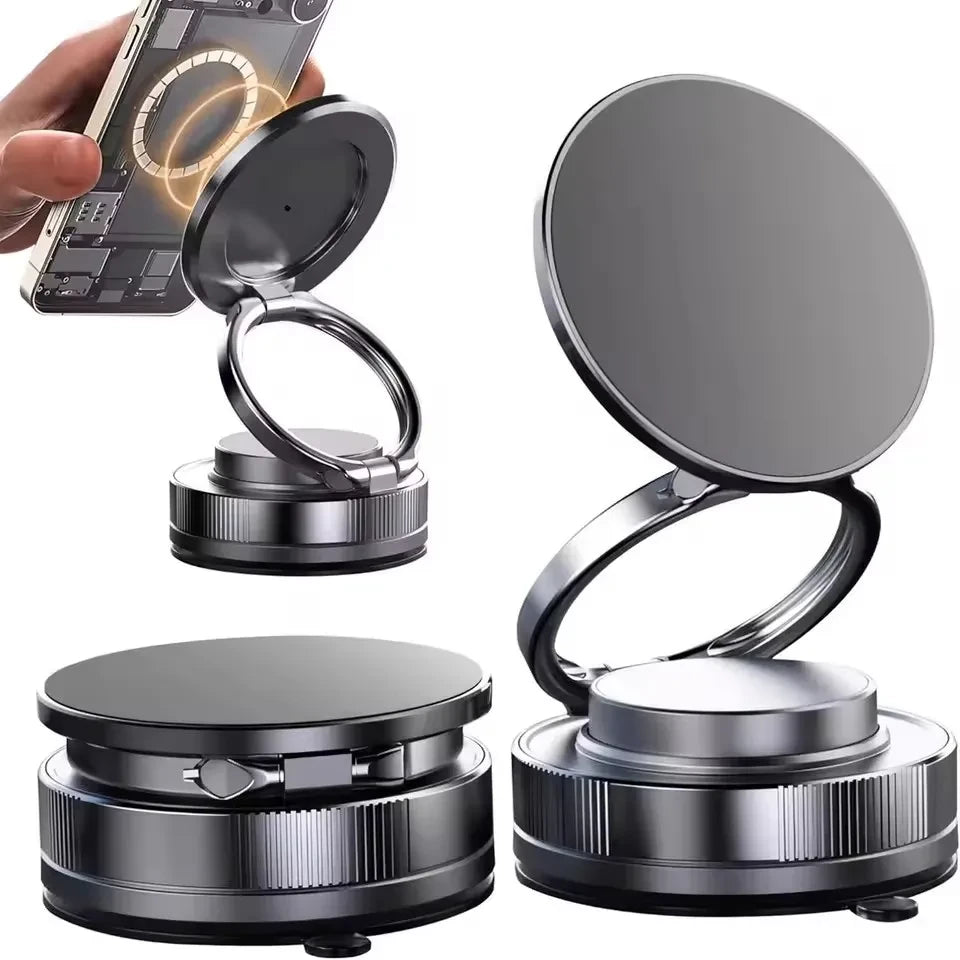 Vacuum Magnetic Car Phone Holder
