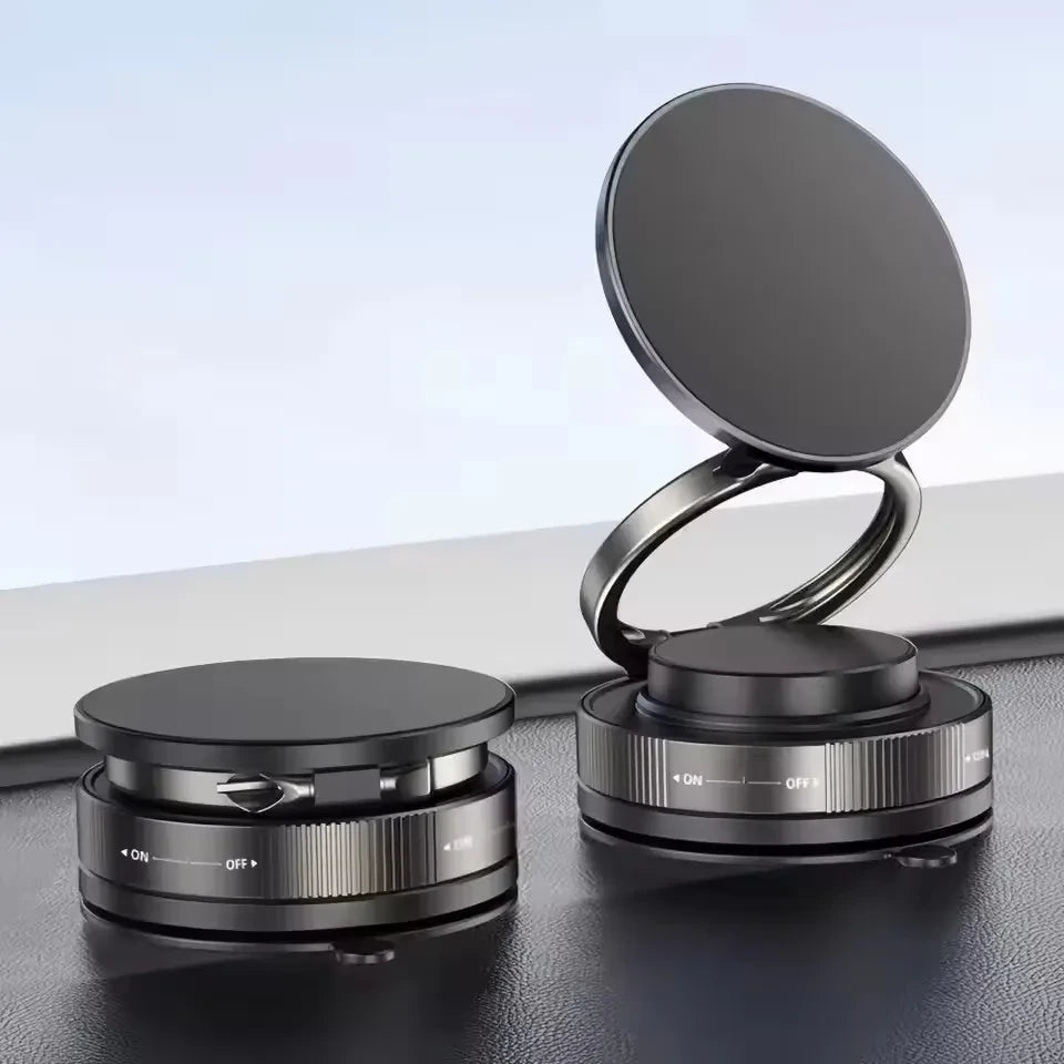 Vacuum Magnetic Car Phone Holder
