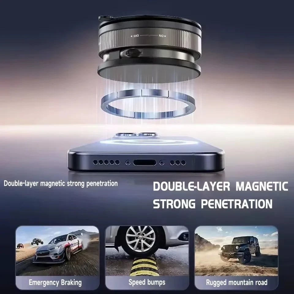 Vacuum Magnetic Car Phone Holder