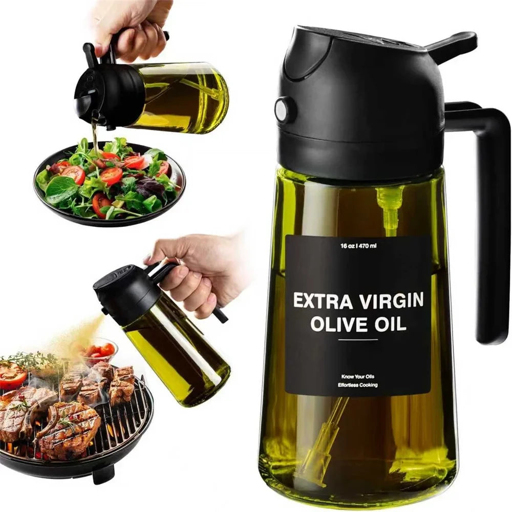Glass Oil Sprayer and Dispenser
