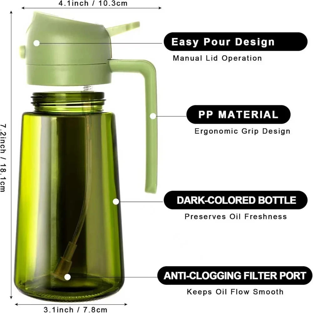 Glass Oil Sprayer and Dispenser