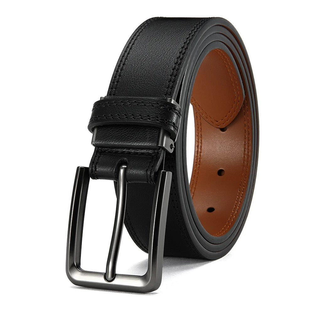 Leather Ratchet Dress Belt