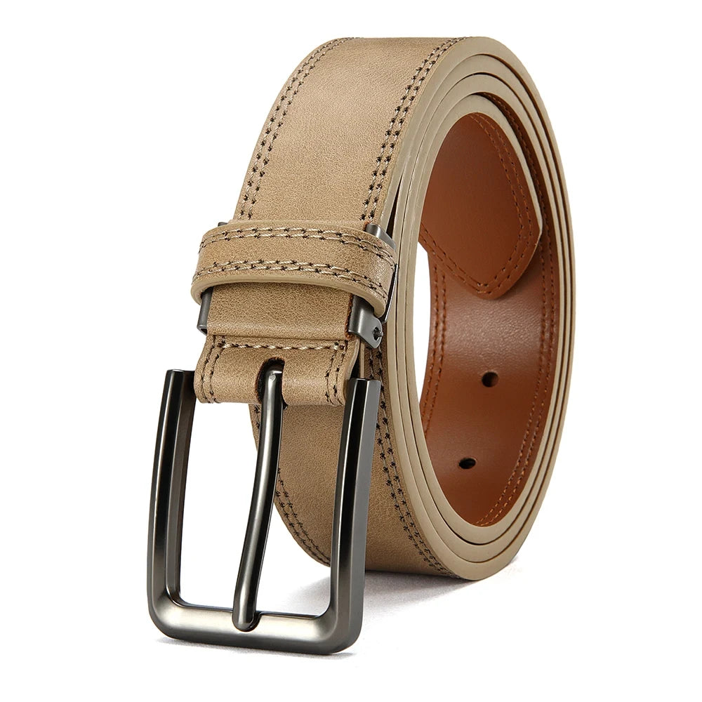 Leather Ratchet Dress Belt