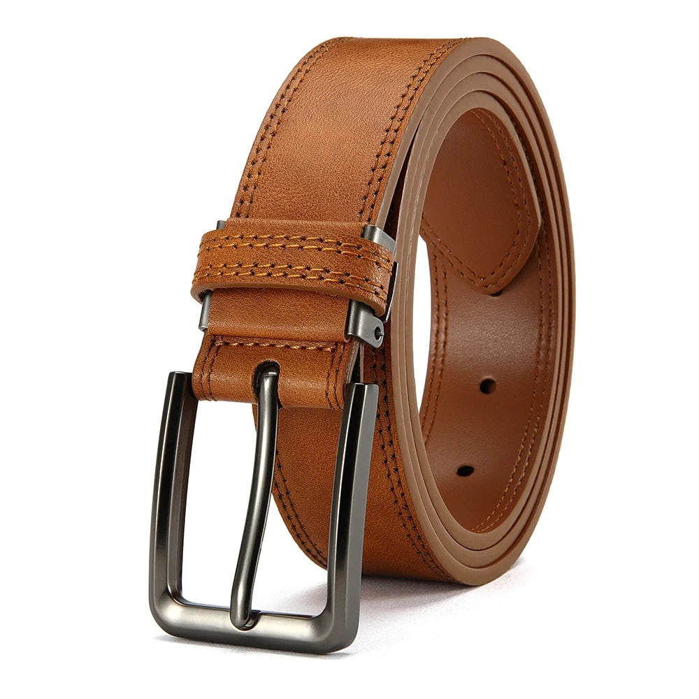 Leather Ratchet Dress Belt