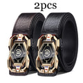 Crocodile Pattern Automatic Buckle Belt