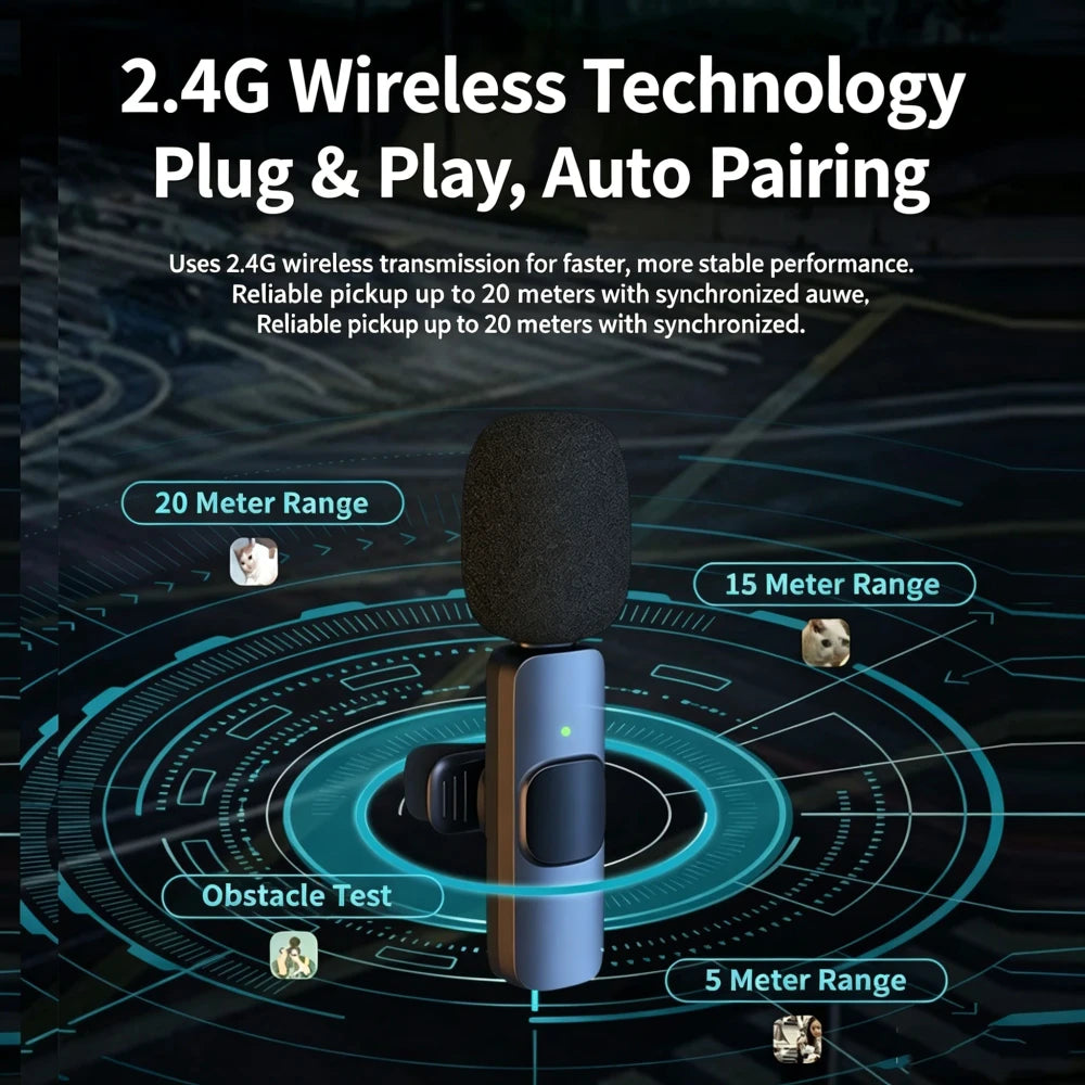 Wireless Lavalier Microphone