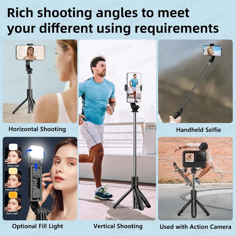 Wireless Remote Selfie Stick Tripod