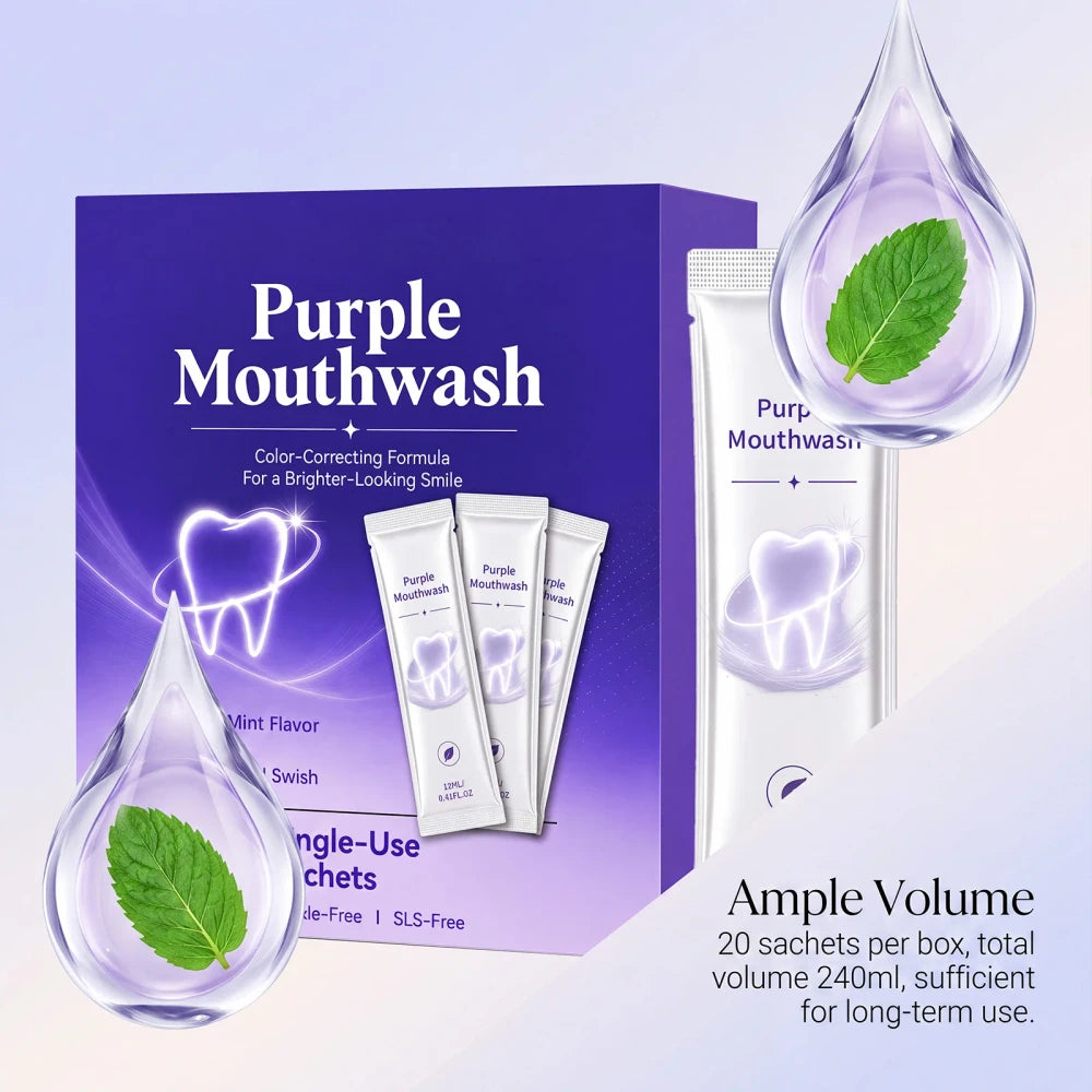 Portable Travel Mouthwash Sachets
