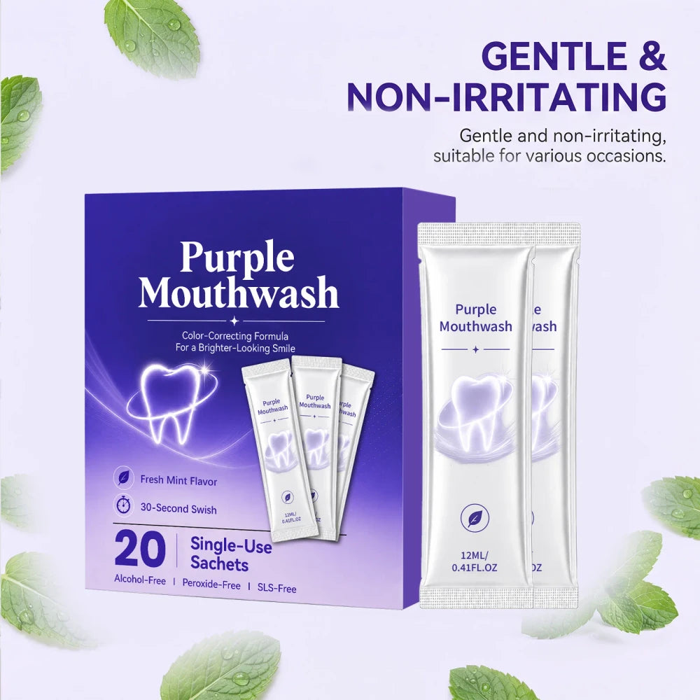 Portable Travel Mouthwash Sachets