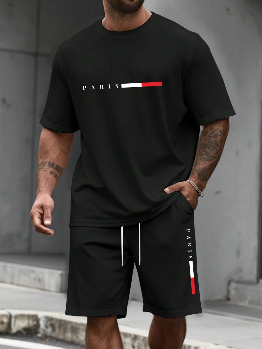 Mens Short Sleeve Tracksuit
