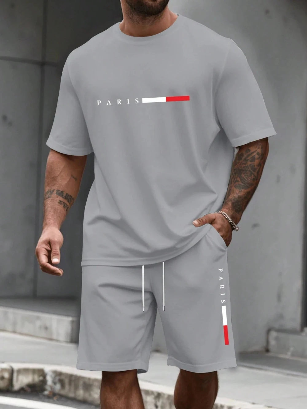 Mens Short Sleeve Tracksuit