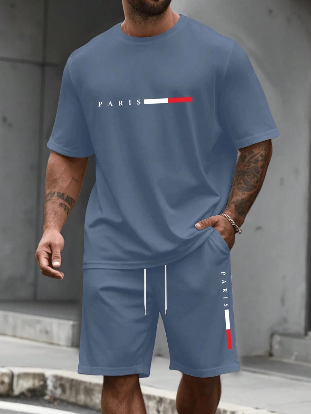 Mens Short Sleeve Tracksuit