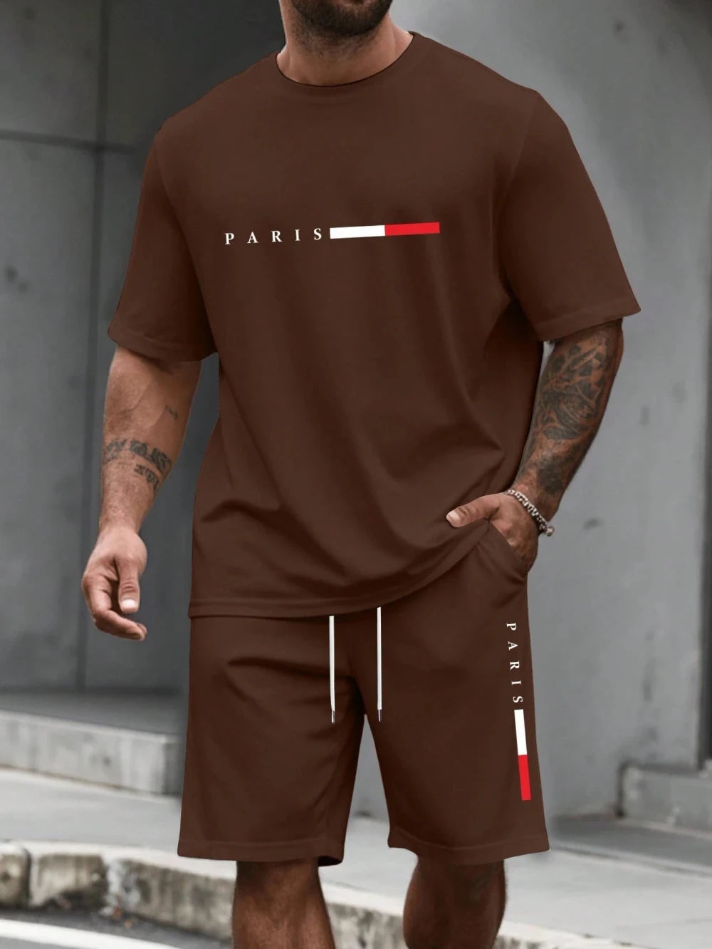 Mens Short Sleeve Tracksuit