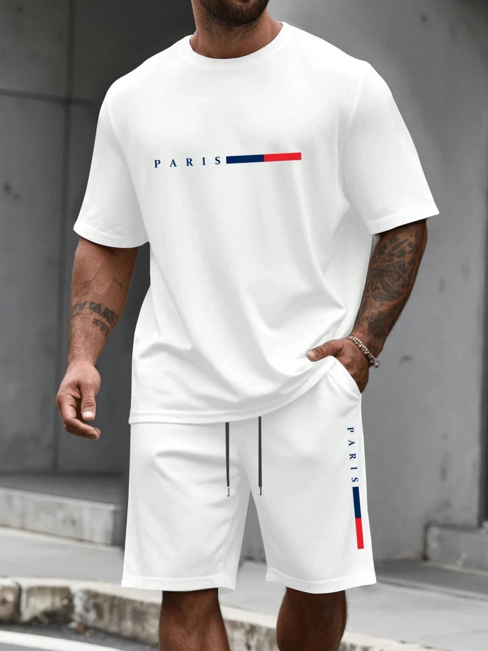 Mens Short Sleeve Tracksuit