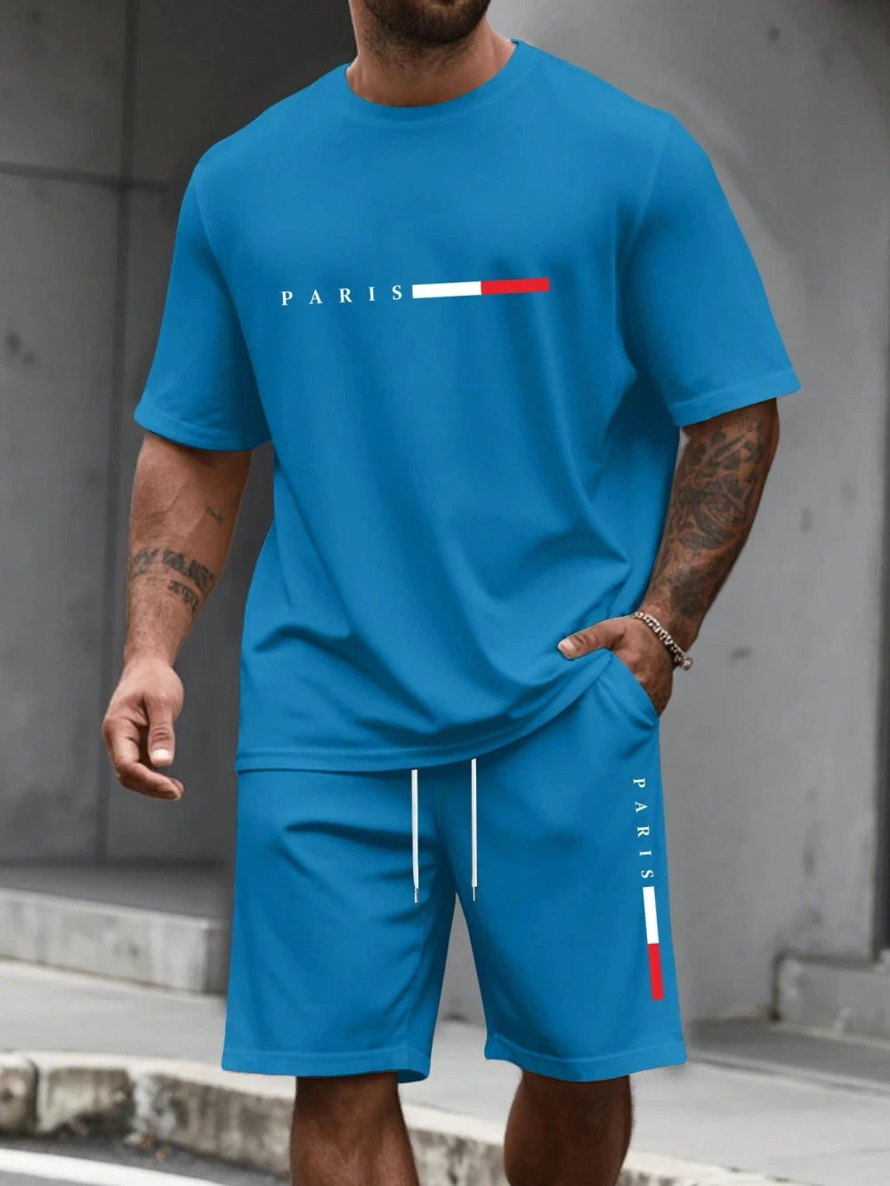 Mens Short Sleeve Tracksuit