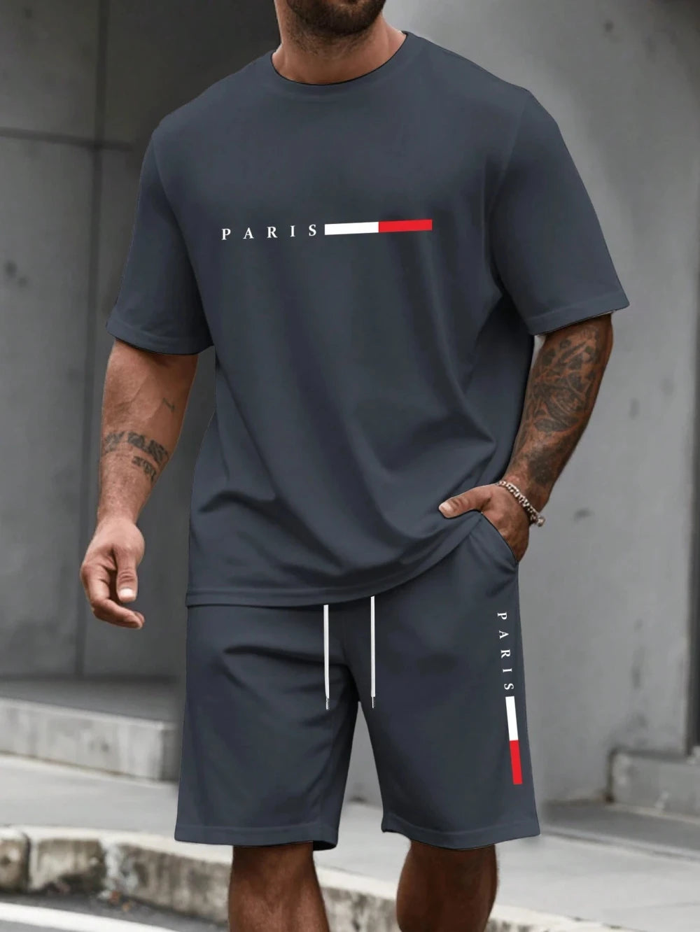 Mens Short Sleeve Tracksuit