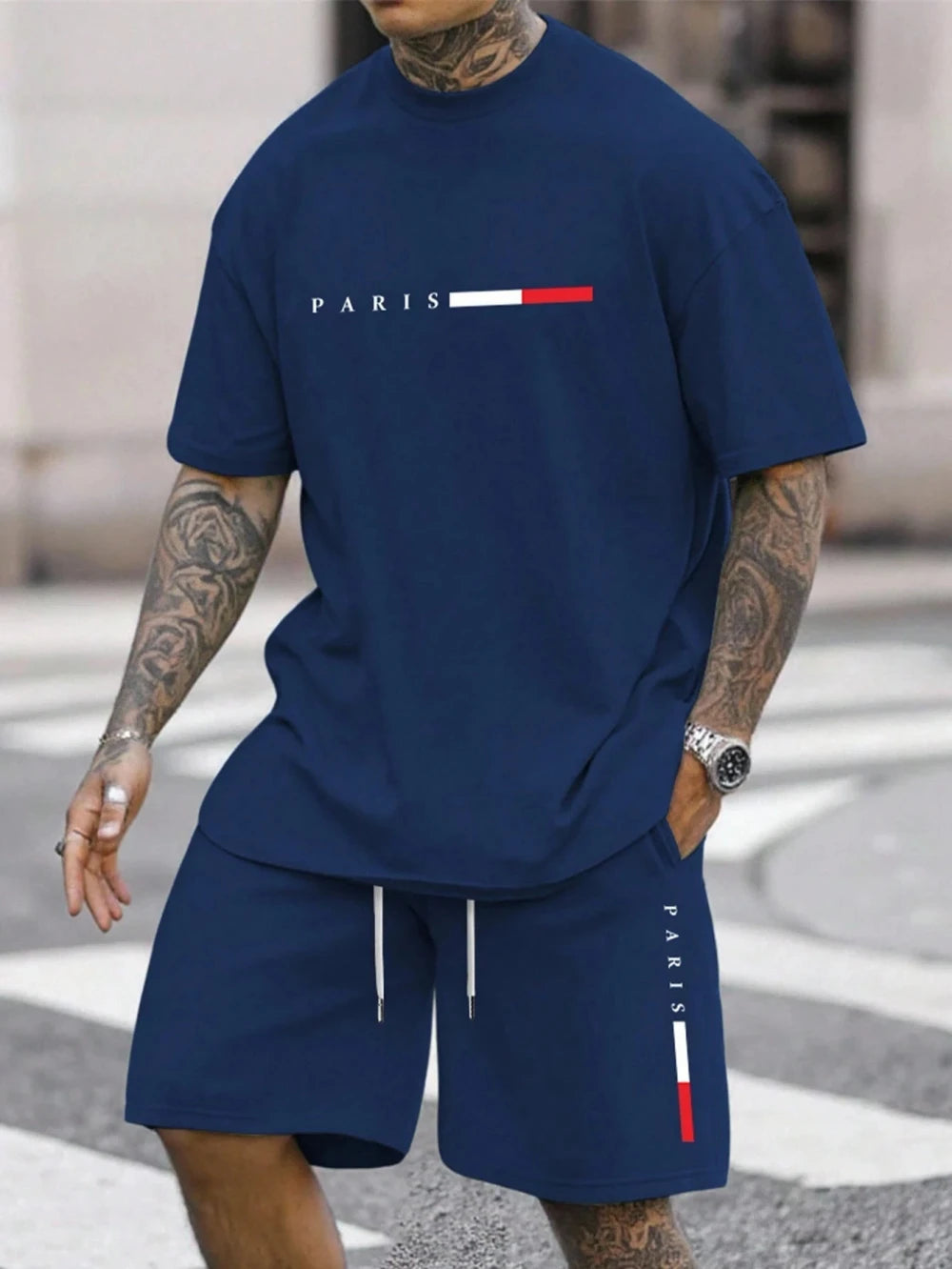 Mens Short Sleeve Tracksuit