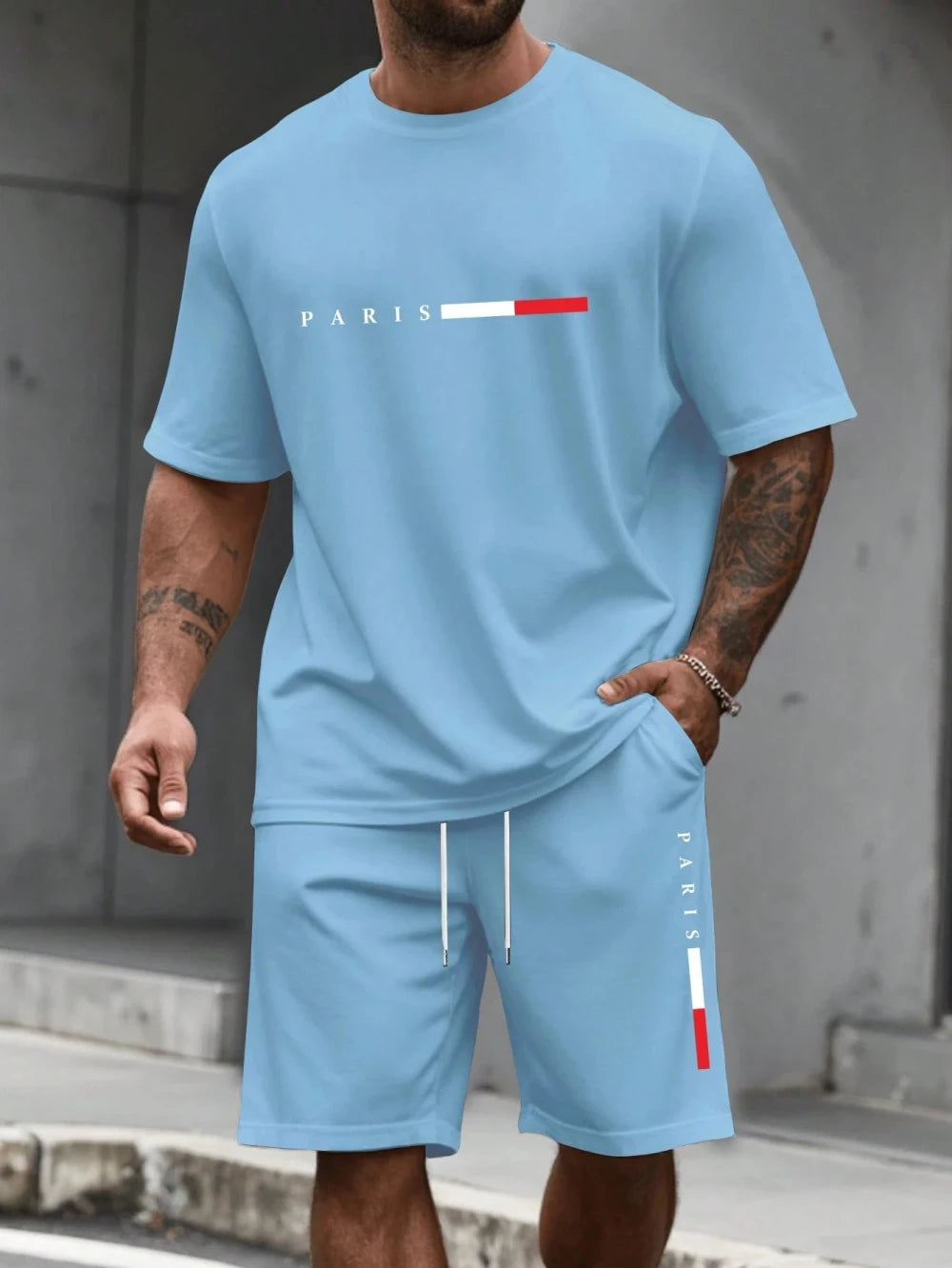Mens Short Sleeve Tracksuit
