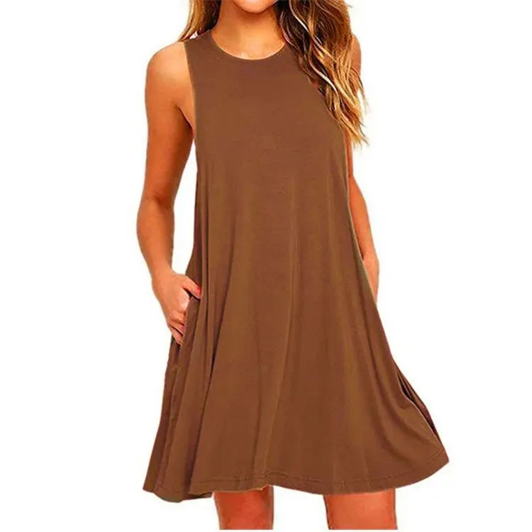 Casual Summer Beach Cover Up Dress