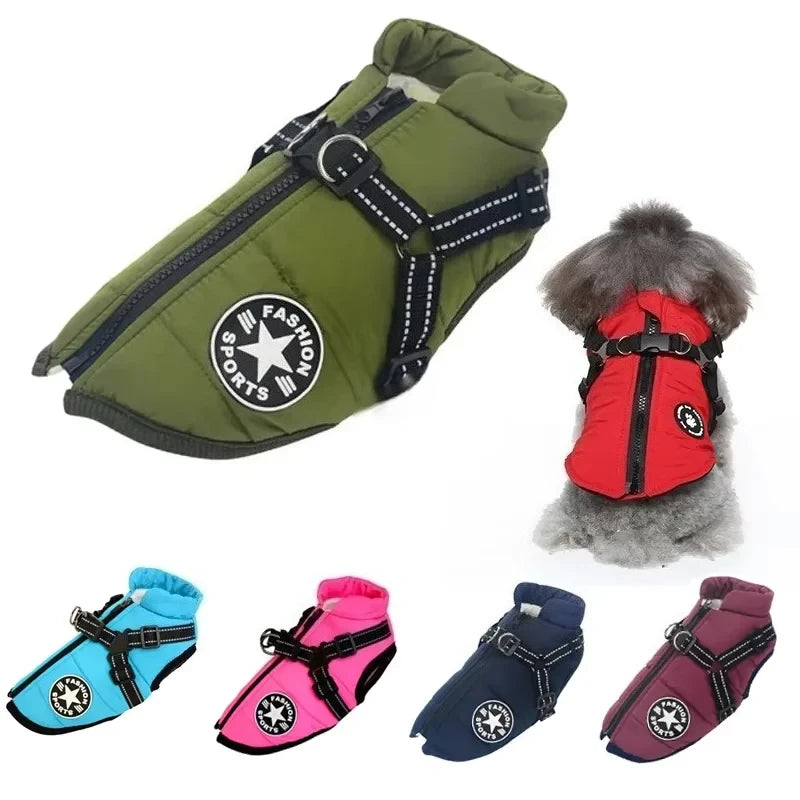 Winter Warm Waterproof Dog Jacket