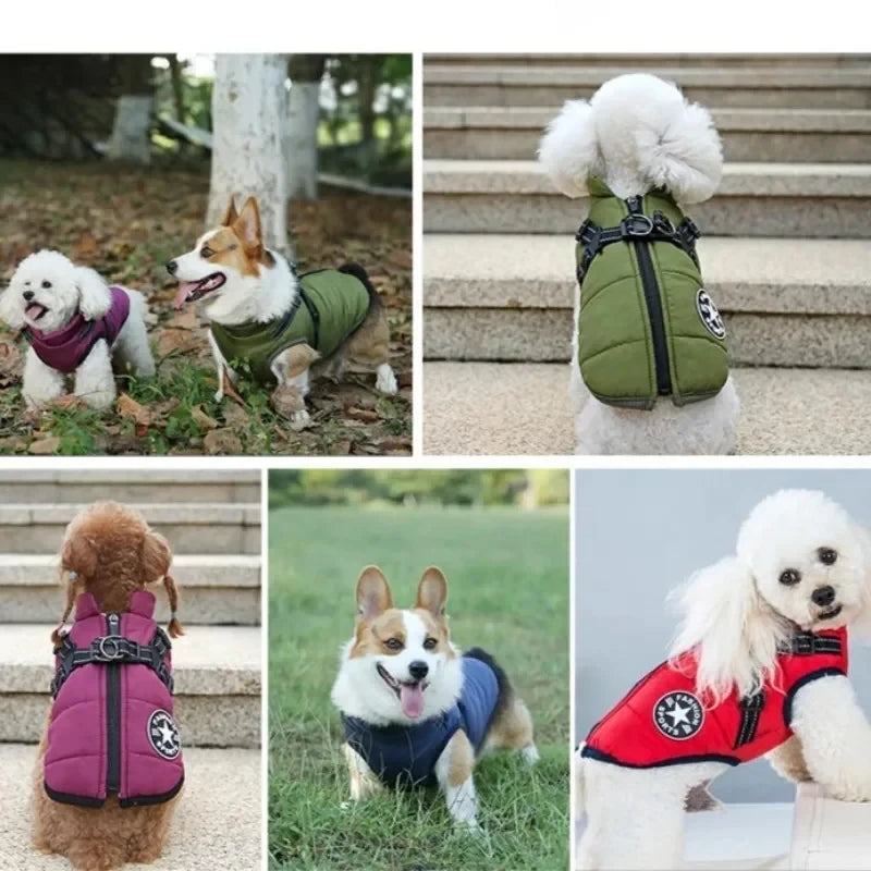 Winter Warm Waterproof Dog Jacket