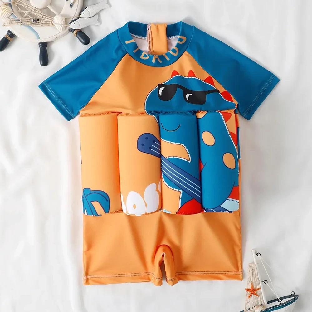 Children Buoyancy One-Piece Swimsuit