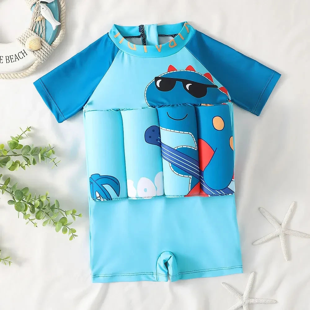 Children Buoyancy One-Piece Swimsuit