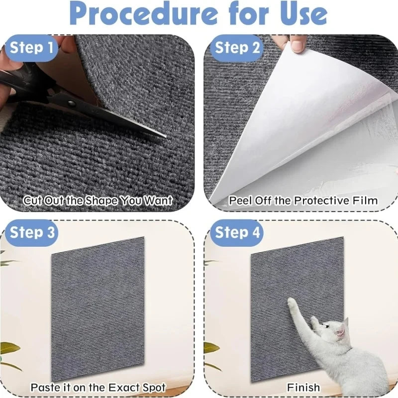 Self-Adhesive Cat Scratching Mat