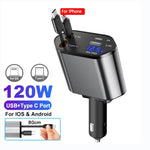 Retractable Car Charger Adaptor