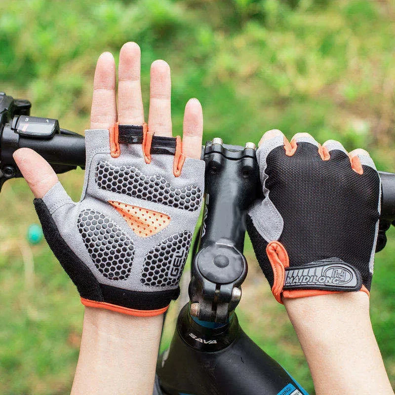Breathable Half Finger Cycling Gloves