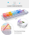 Electronic Weekly Pill Organizer with Alarm