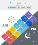 Electronic Weekly Pill Organizer with Alarm