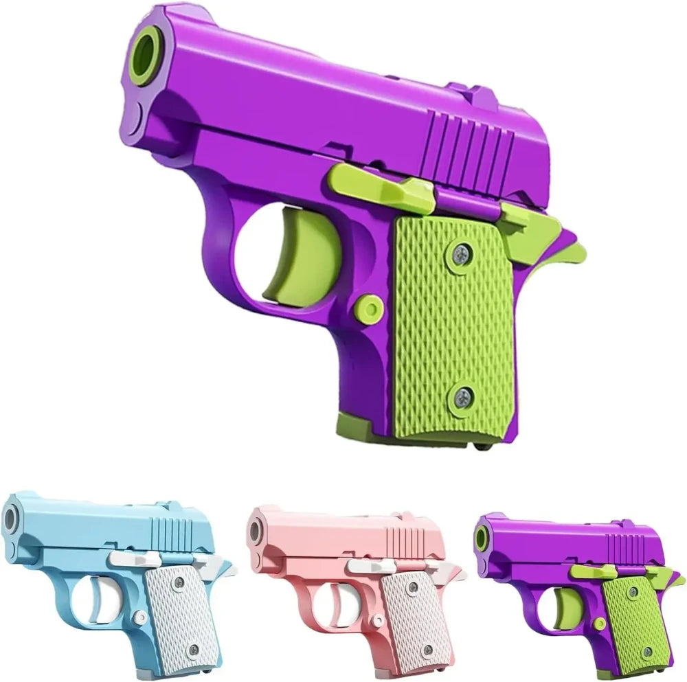 Plastic Mini Gravity Fidget Gun