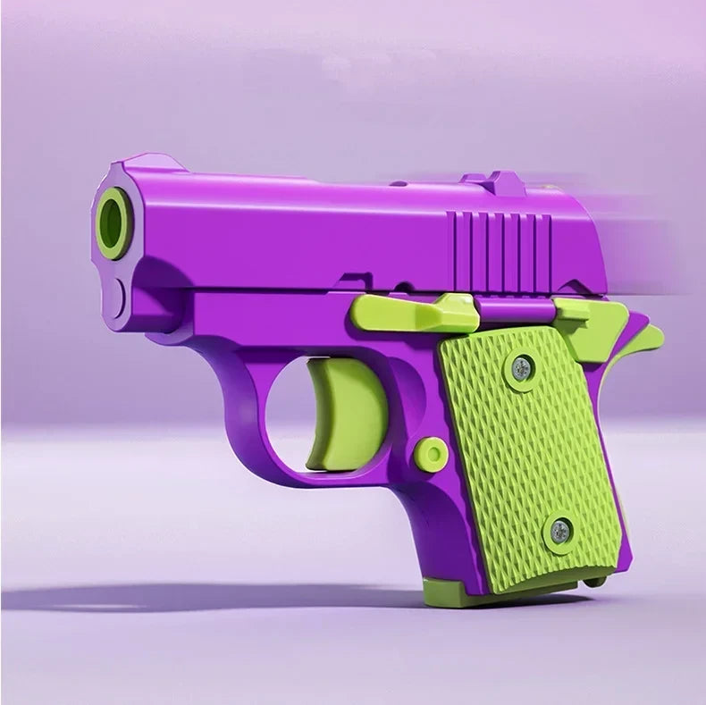 Plastic Mini Gravity Fidget Gun