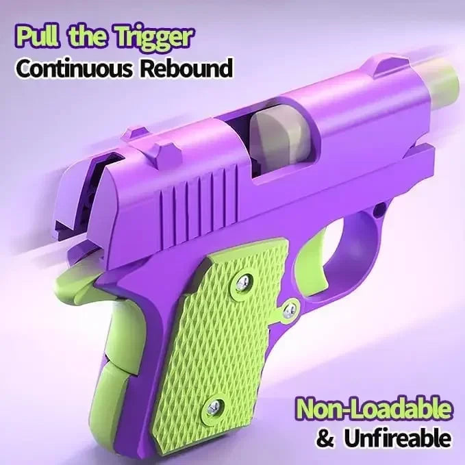 Plastic Mini Gravity Fidget Gun