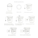 Portable Mini Makeup Brush Washing Machine