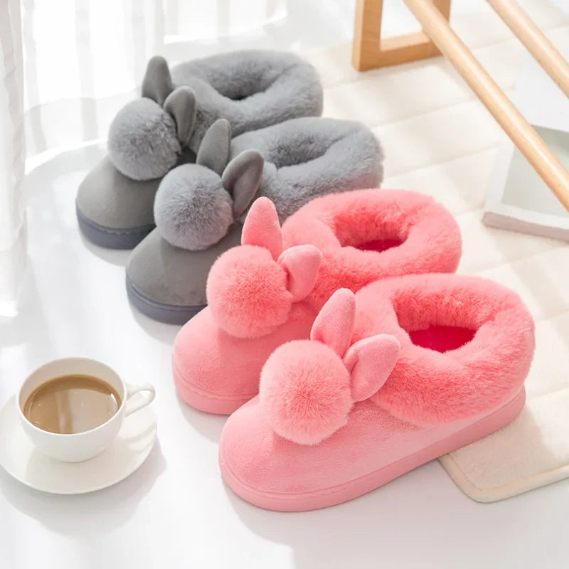 Cute Rabbit House Slippers
