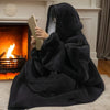 Cozy Reversible Fleece Hoodie Blanket