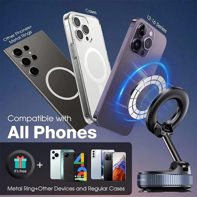 Magnetic Suction Car Phone Holder