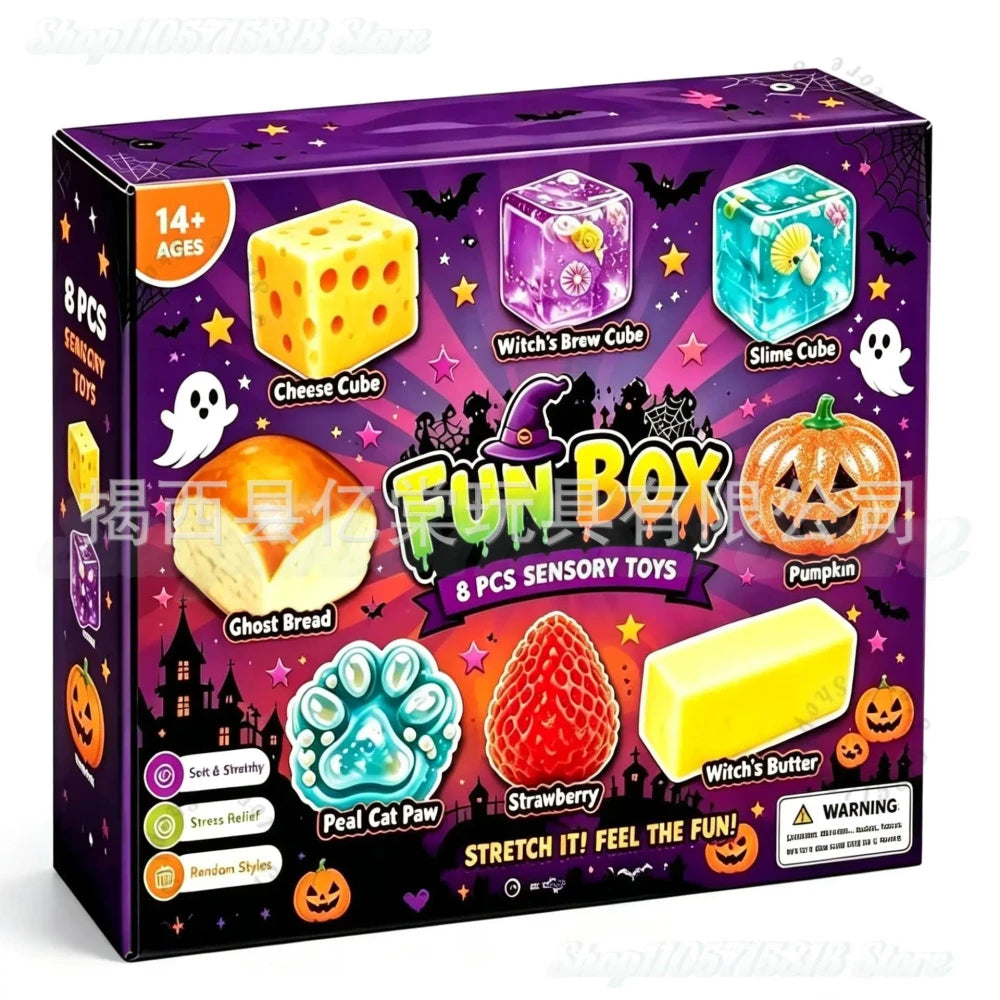 Halloween Sensory Squeeze Squishy Toy Set