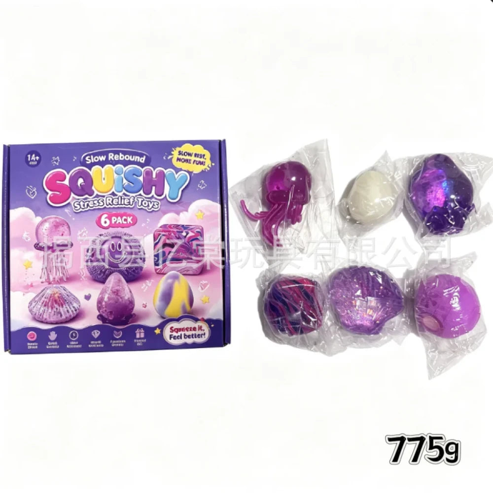 Halloween Sensory Squeeze Squishy Toy Set