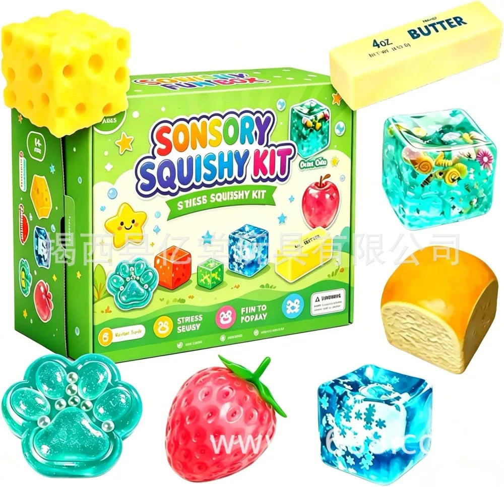 Halloween Sensory Squeeze Squishy Toy Set
